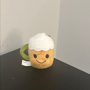 Panera Bread Cute Hot Chocolate Mug Plush Keychain